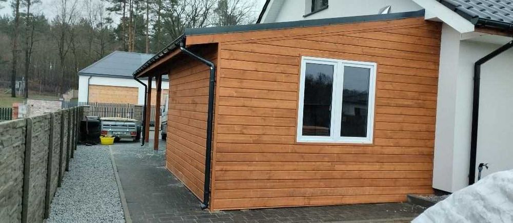 Wiata zadaszenie taras  konstrukcja drewniana  na wymiar Carport