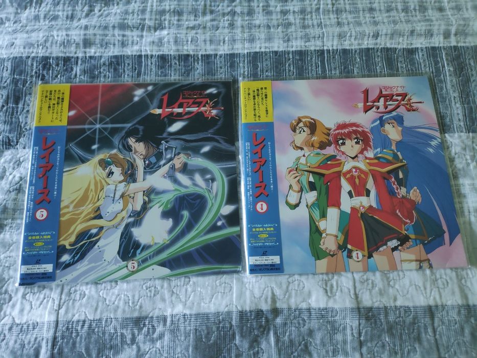 Magic Knight Rayearth Wydanie LD Laserdisc seria 1 i 2 NTSC