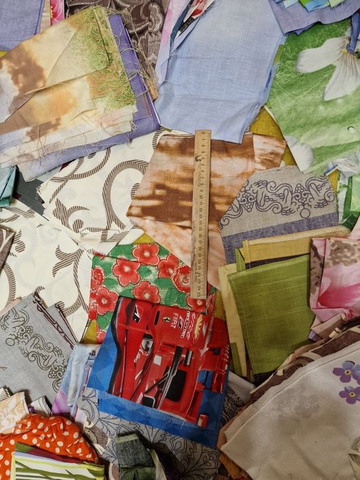 Пакет клаптиков ткани для хендмейда клаптики тканини  для печворка.