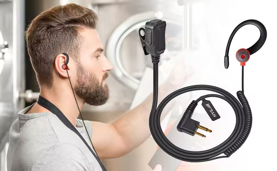 Контактний навушник з мікрофоном PTT для Motorola CP040, CP200, XTN446