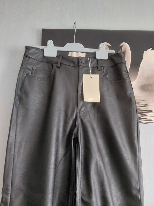 Spodnie proste skórzane JJXX rozm xl