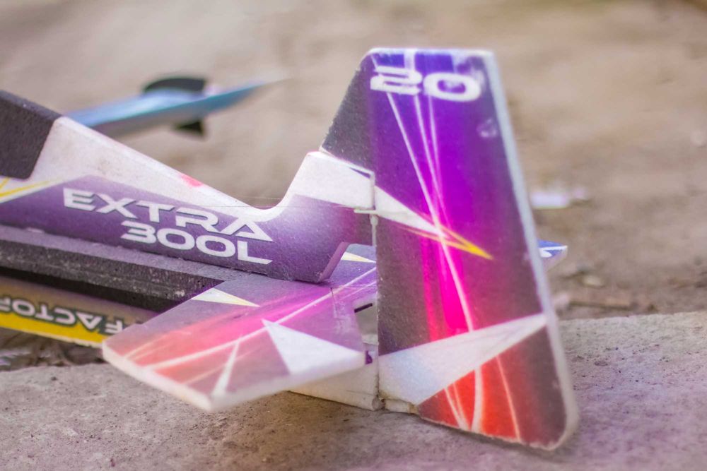 Авиамодель, RC-Factory Extra 300L 1,2м, радиоуправляемый самолет