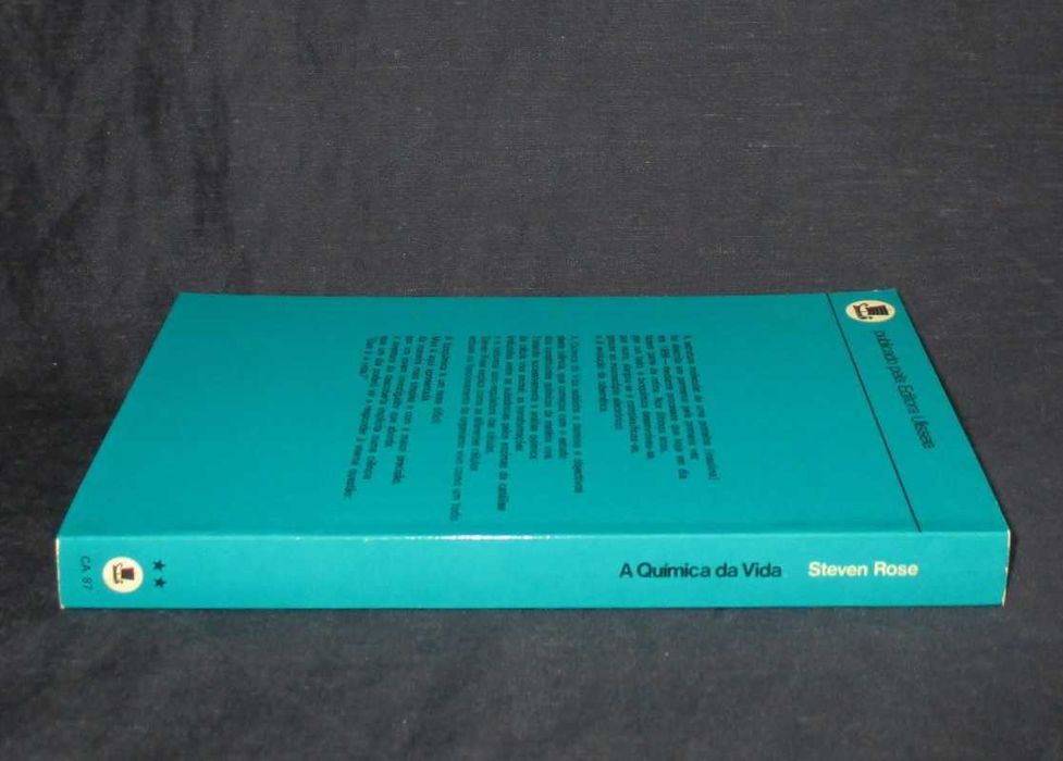 Livro A Química da Vida Steven Rose