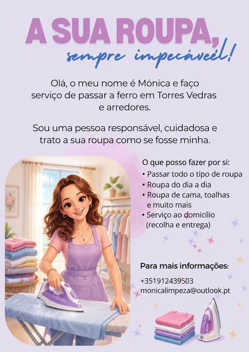 Serviço engomadoria