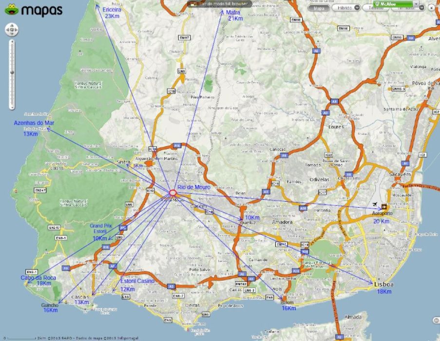 Apart T1 para férias, em Rio de Mouro, (55€ Noite). a 400m do comboio
