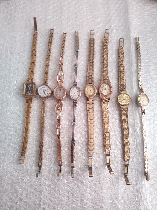 Продам позолоченные женские часы (хороший подарок)