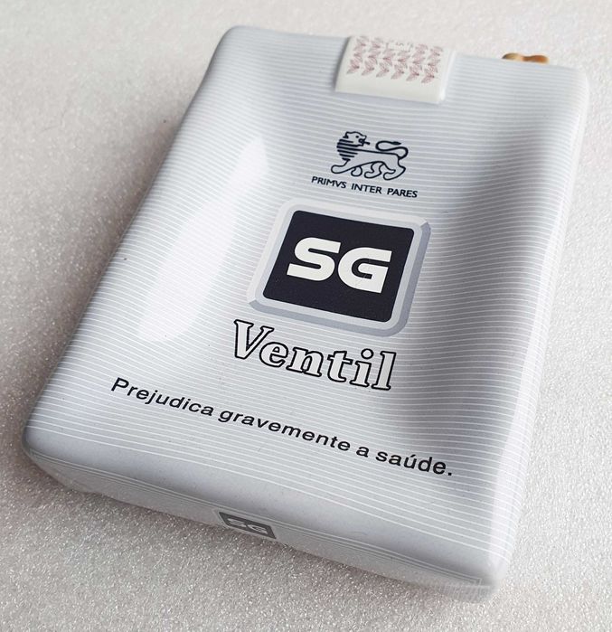 Antigo Cinzeiro Grande ~ "SG VENTIL" ~ Em Cerâmica ~ 2005 ~ Novo