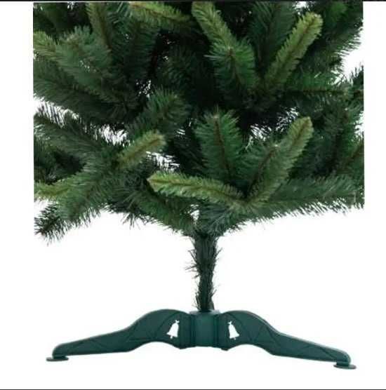 Ялинка штучна 90 см зелена ПВХ гілки Стійка тринога