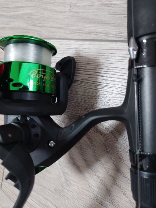 Удочки спінінги Rumpol KNIGHT 2.4м з катушкою та повною оснасткою