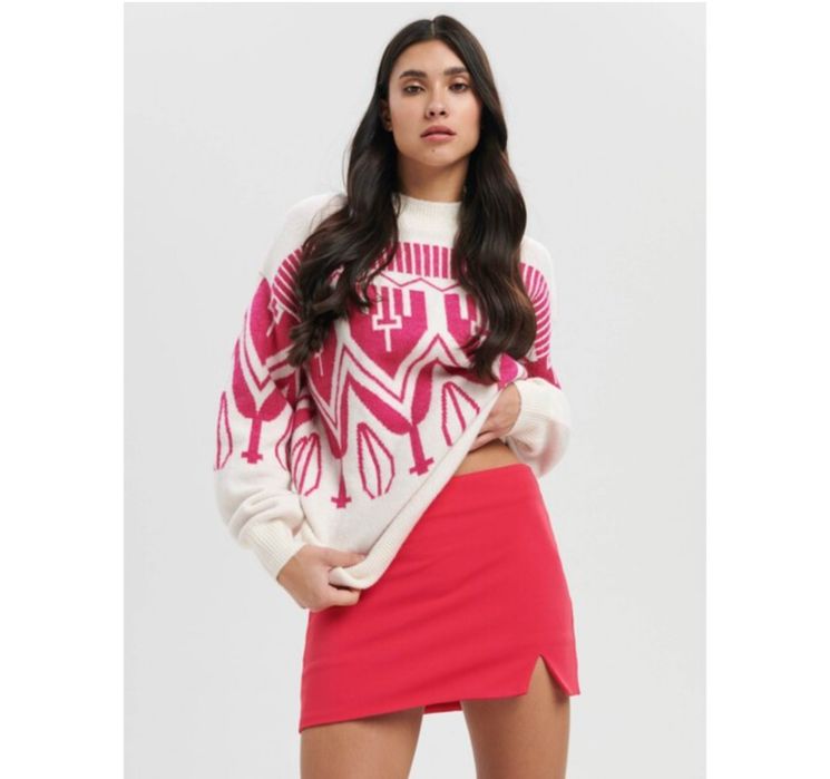 Спідниця рожевого кольору Sinsay