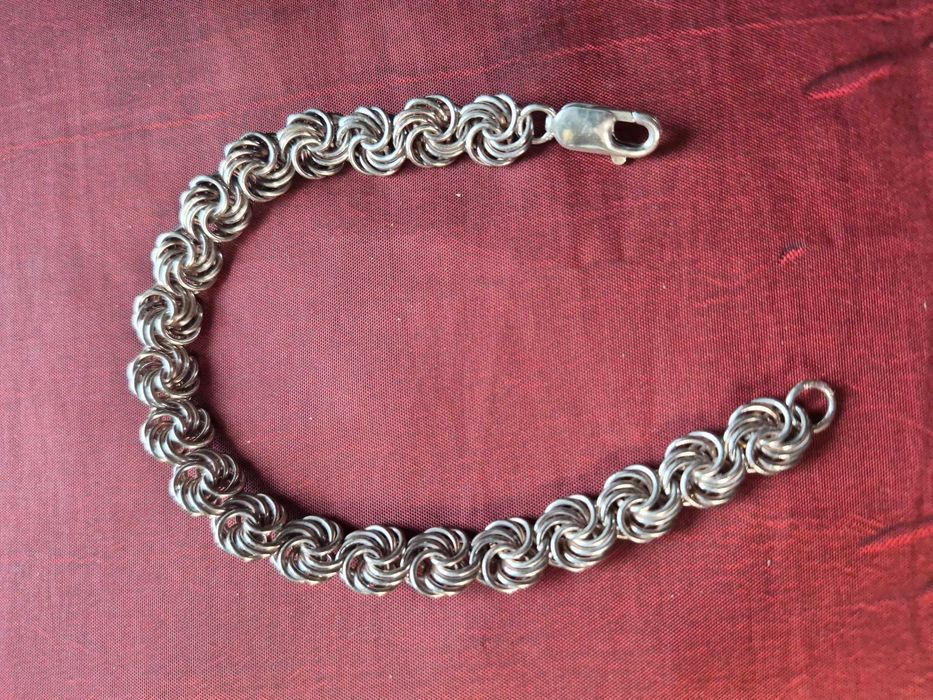 Srebrna Bransoletka 925 Sterling 25 gr
