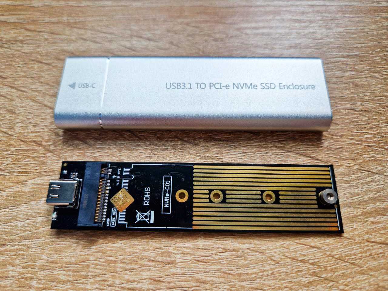 Зовнішня кишеня m.2 NVME SSD Type-C -USB 3.0 Внешний карман m2 ssd: 328 ...