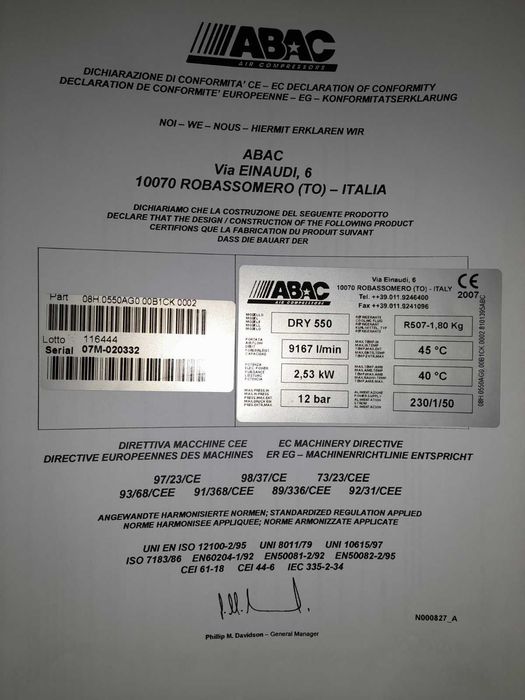 Компрессор ZELKO 75