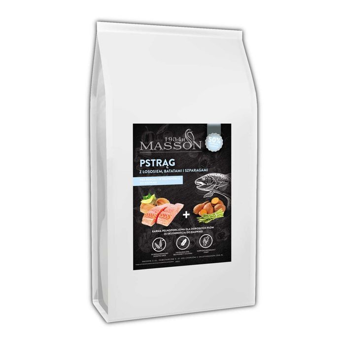 Karma Hypoalergiczna Light z Pstrągiem 2kg MASSON