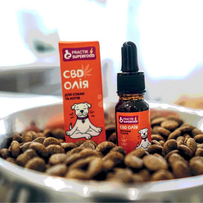 CBD олія для собак та котів 2% PRACTIK SUPERFOOD 10 мл
