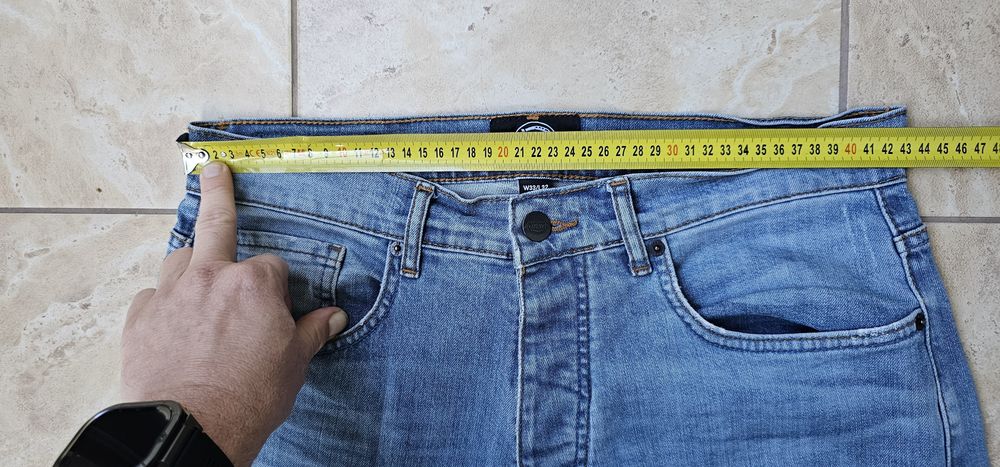 Dickies męskie spodnie dżinsowe rozmiar W33 L32 stan bardzo dobry wymiary na zdjęciach