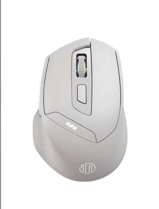 Миша INPHIC DR6 бездротова Bluetooth + USB 2.4ГГц та 1600 DPI, бежевий
