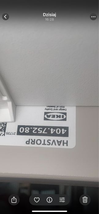 Fronty Havstorp beżowy z uchwytami Nydala