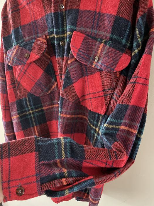 Camisa unisexo em flanela de qualidade > Artigo de 1985 em excelente estado