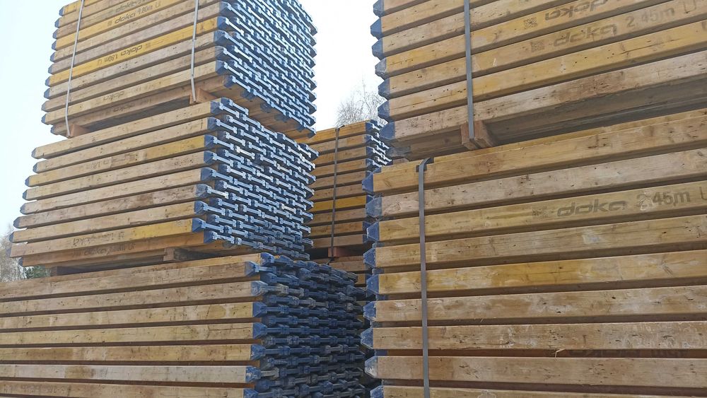 Dźwigar h20 Dźwigary Doki Belki DOKA Legary Stemple budowlane Podpory