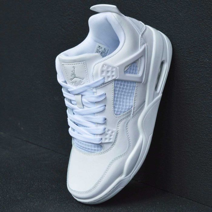 !SALE! Nike Air Jordan Retro 4 Full White 36 37 38 39 40 41 42 джордан