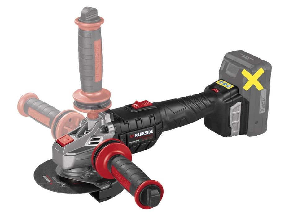 кутова шліфувальн машин PWSAP 20 G7, болгарка парксайд, ушм parkside