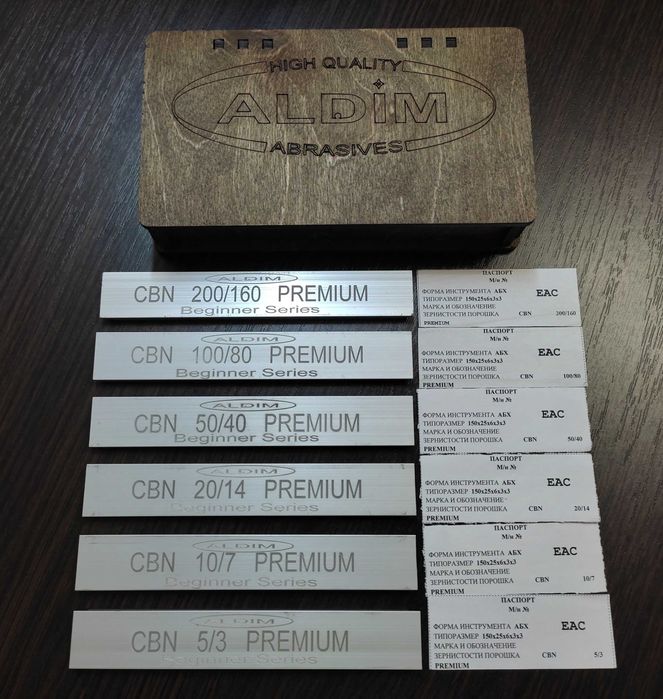 Алмазні та ельборові бруски Премиум 150х25х6х3