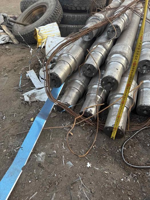 ЖД оси вагона ф 130-170 мм длина 2.2 метр сталь 45