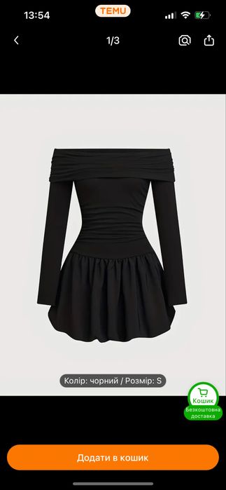 Облягаюче чорне плаття