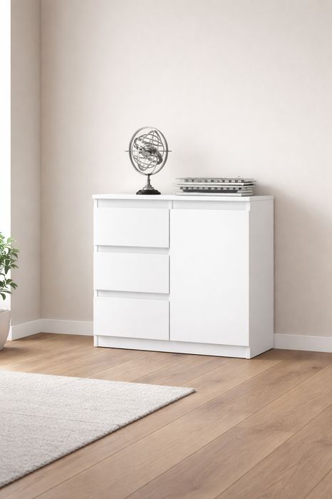 Komoda biała nowoczesna