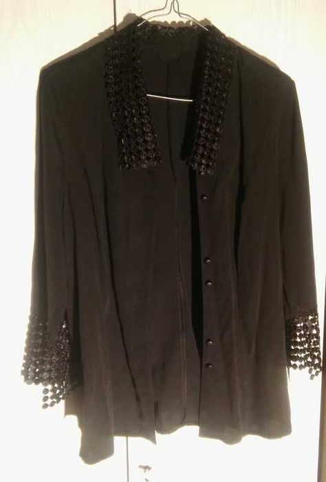 elegancka czarna koszula rozm. 40