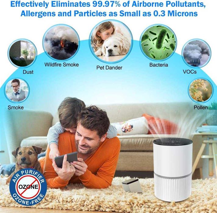 Purificador de ar com sistema de filtro