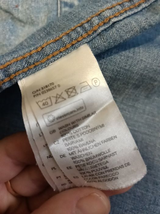 Джинсова сорочка S або М