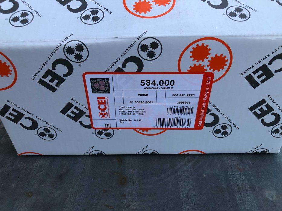 Тормозные Колодки, для ДАФ, РЕНО, МЕРСЕДЕС МАН,