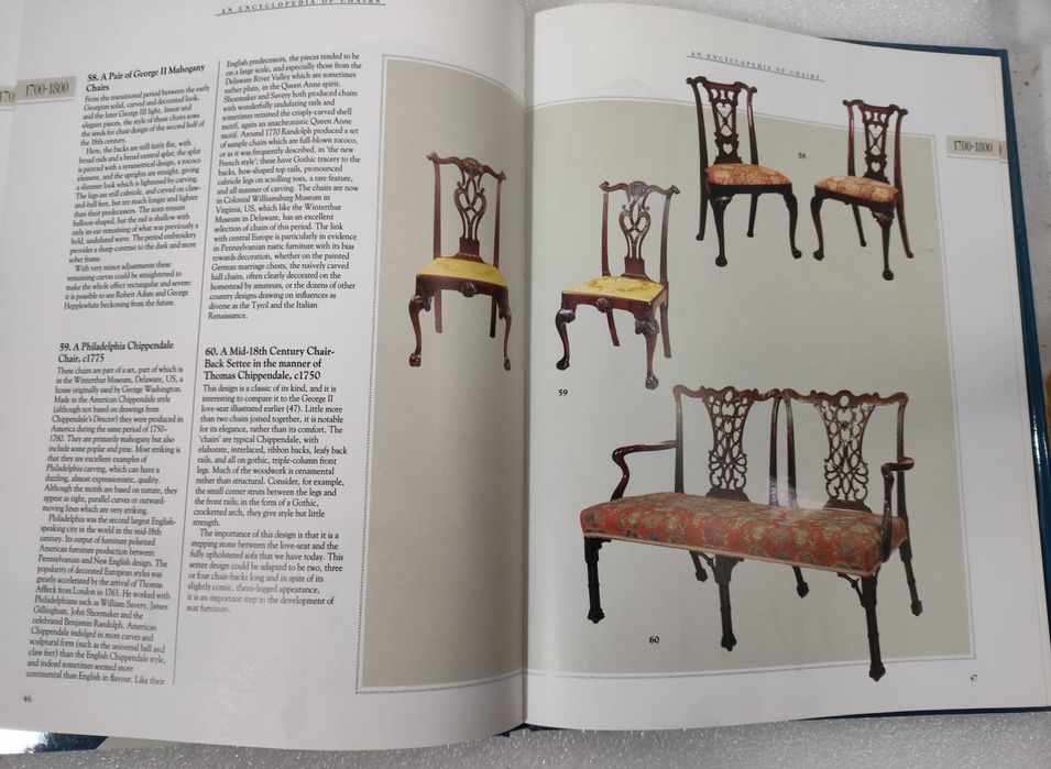 Livro An Encyclopedia of Chairs - Simon Yates - Cadeiras