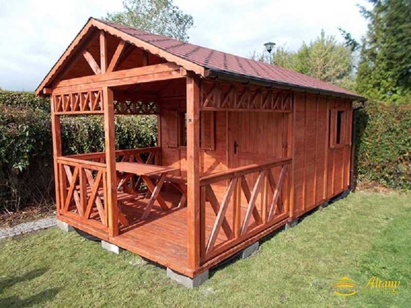 DOMEK MICHAŚ 4,5x6m Impregnowany +Podłoga Taras Dach 2-spad Producent