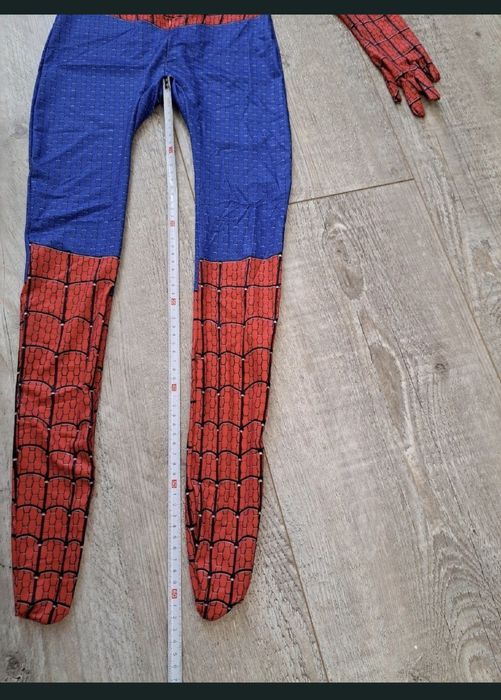 Rozm 110/116 (120) - Przebranie, strój Spider-Man - niebieski/czerwony