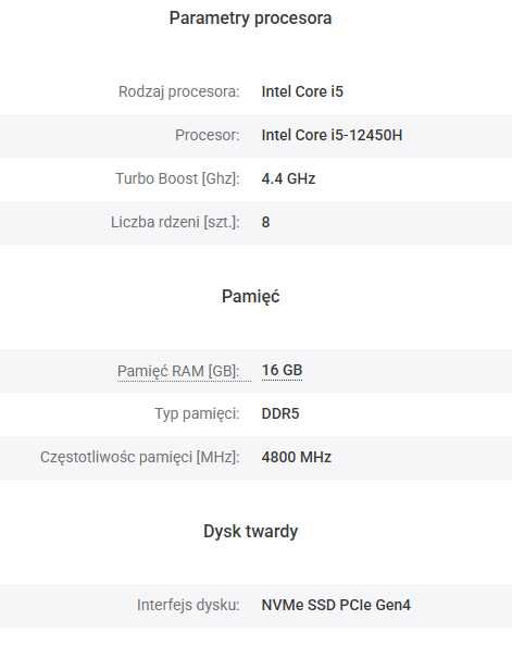 Laptop do gier MSI Katana 15 B12V
