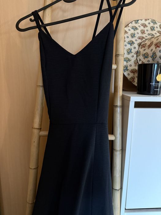 Vestido comprido preto