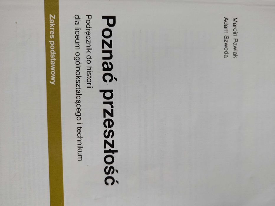 Poznać przeszłość 1. Podręcznik do historii. Zakres podstawowy