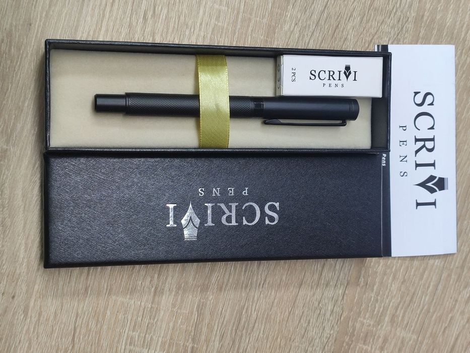 Стильна пір'яна ручка SCRIVI PENS — Подарунковий набір