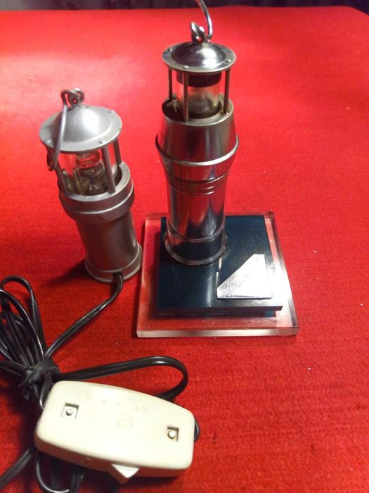 Lampka Górnicza pamiątkowa z czasów PRL