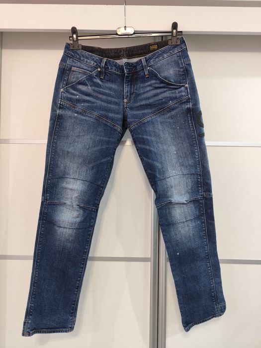 Męskie spodnie jeans raw g-star M proste 28/28