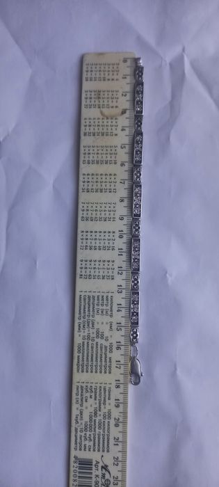 Серебряний браслет 925 проба《Фиалка》женский》