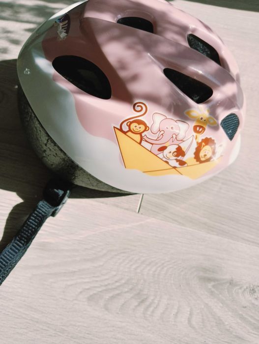Kask rowerowy dla dziewczynki