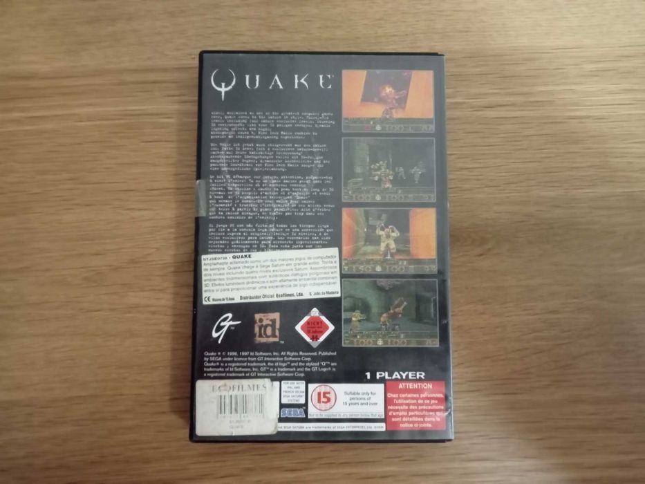 Jogos Sega Saturn- Quake, Duke Nukem 3D, NBA Action