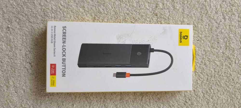 Adapter Hub BASEUS Metal Gleam Series II 11w1 USB Typu C