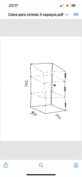 Expositor em acrilico para graos/cereais