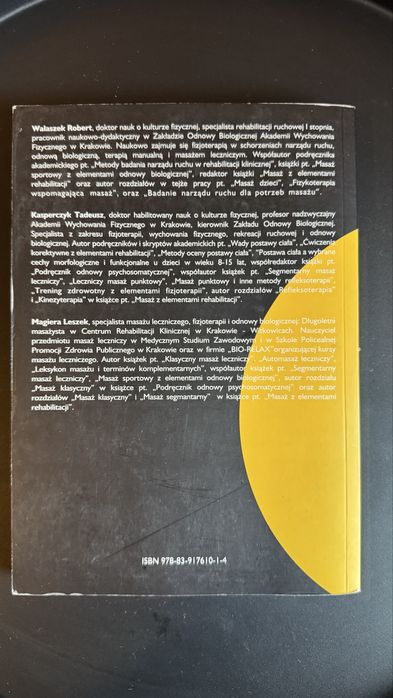 Diagnostyka w kinezyterapii i masażu – Walaszek, Kasperczyk, Magiera