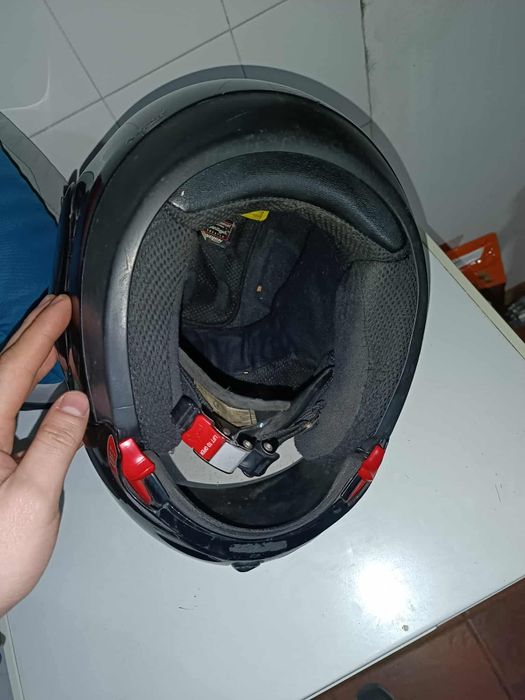 Capacete de mota